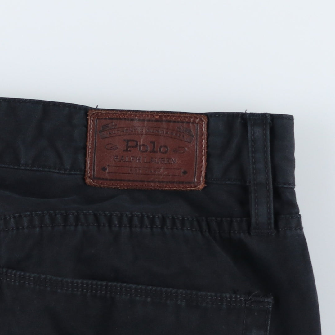 Ralph Lauren Polo RALPH LAUREN Men's Chino Pants, Size W37 cotton black type Vintage Second Hand