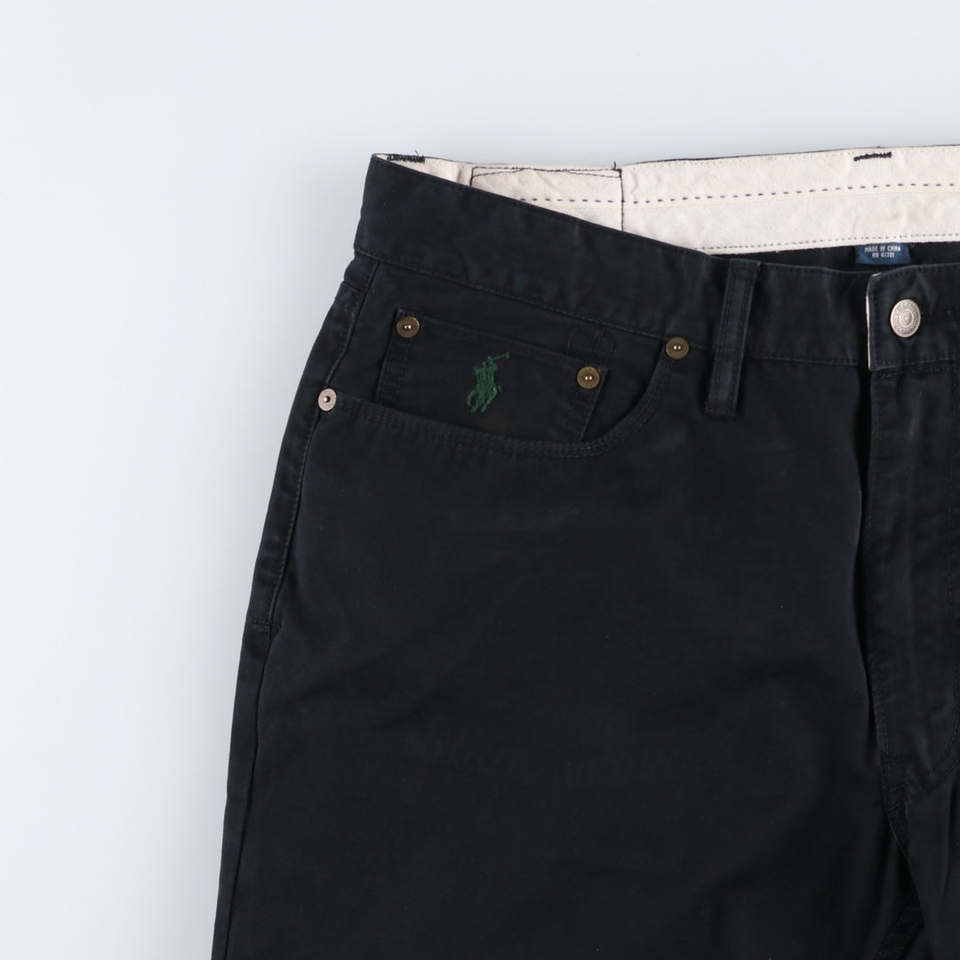 Ralph Lauren Polo RALPH LAUREN Men's Chino Pants, Size W37 cotton black type Vintage Second Hand
