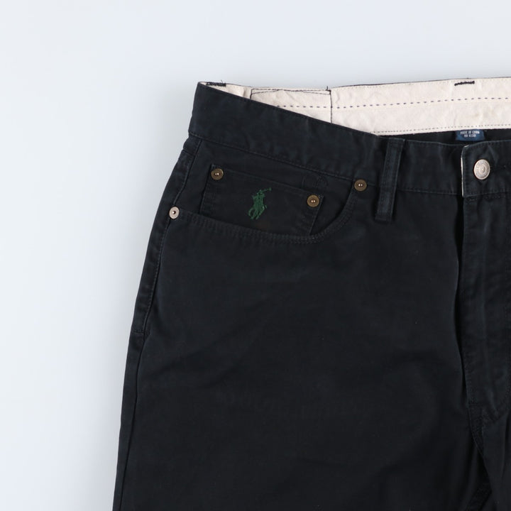 Ralph Lauren Polo RALPH LAUREN Men's Chino Pants, Size W37 cotton black type Vintage Second Hand