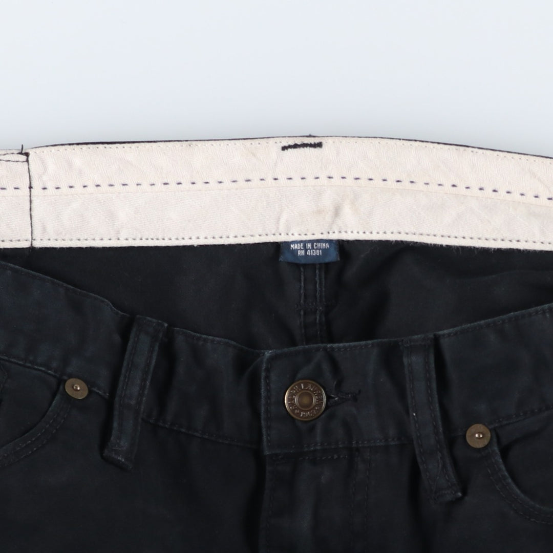 Ralph Lauren Polo RALPH LAUREN Men's Chino Pants, Size W37 cotton black type Vintage Second Hand