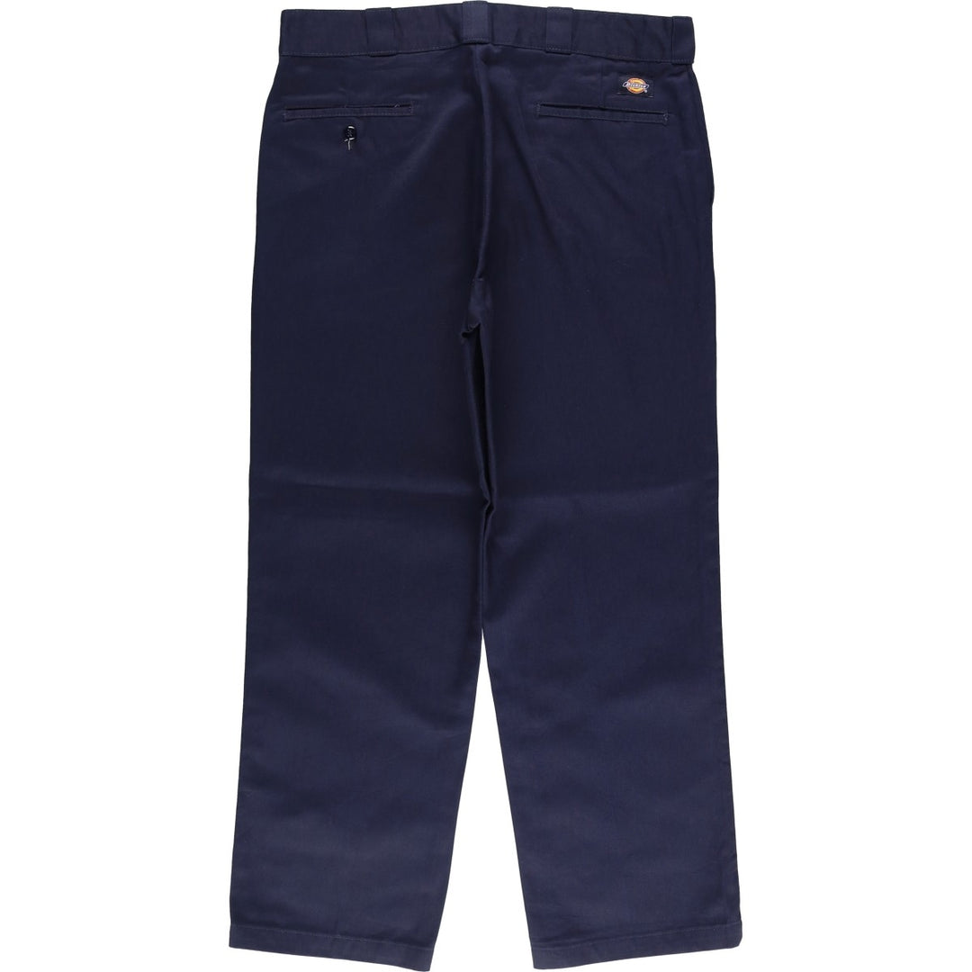 Dickies 874 Original Fit Work Pants for Men, W36 polyester navy blue type Vintage Second Hand