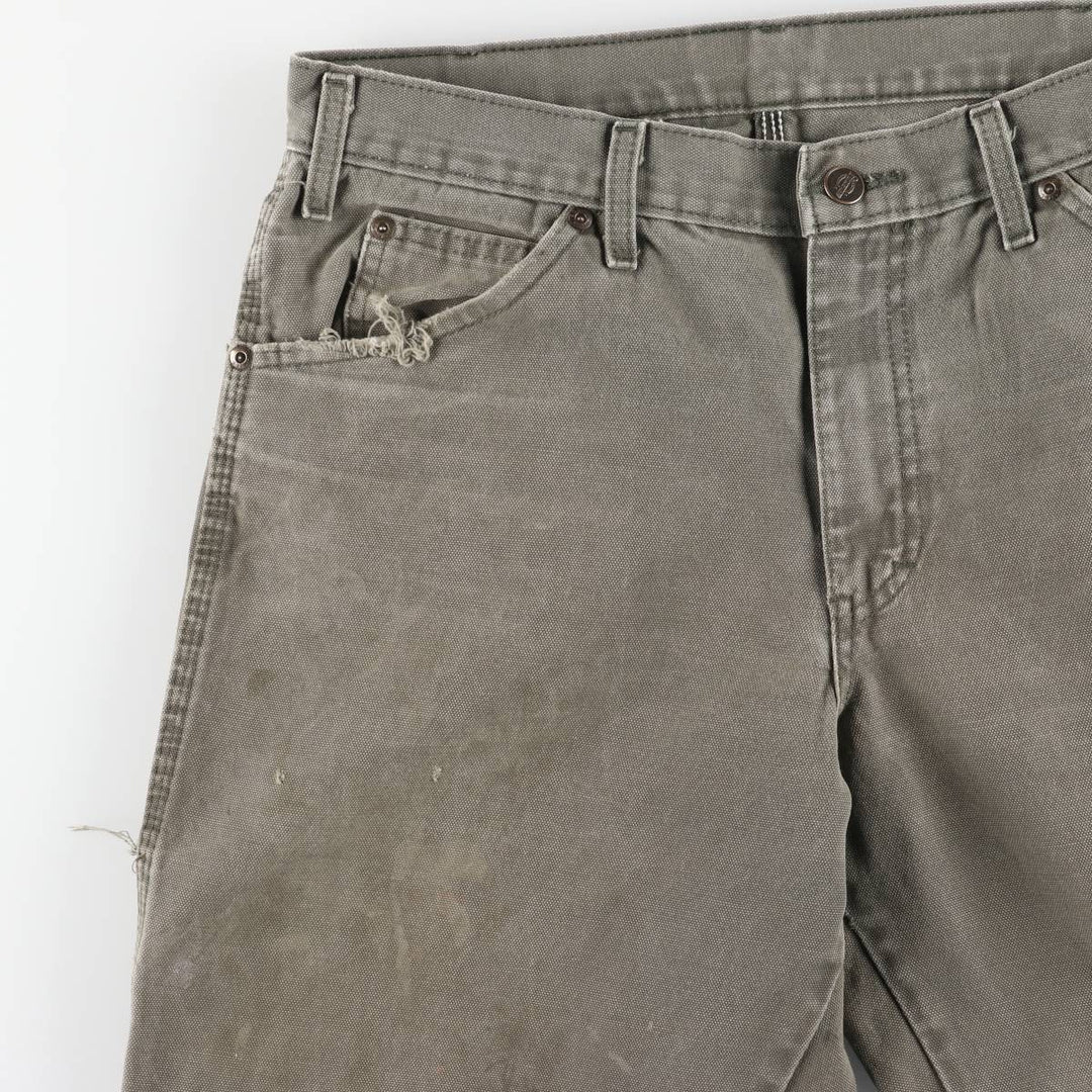 Dickies Duck Painter Pants Men's W32 equivalent cotton Khaki type Vintage Second Hand
