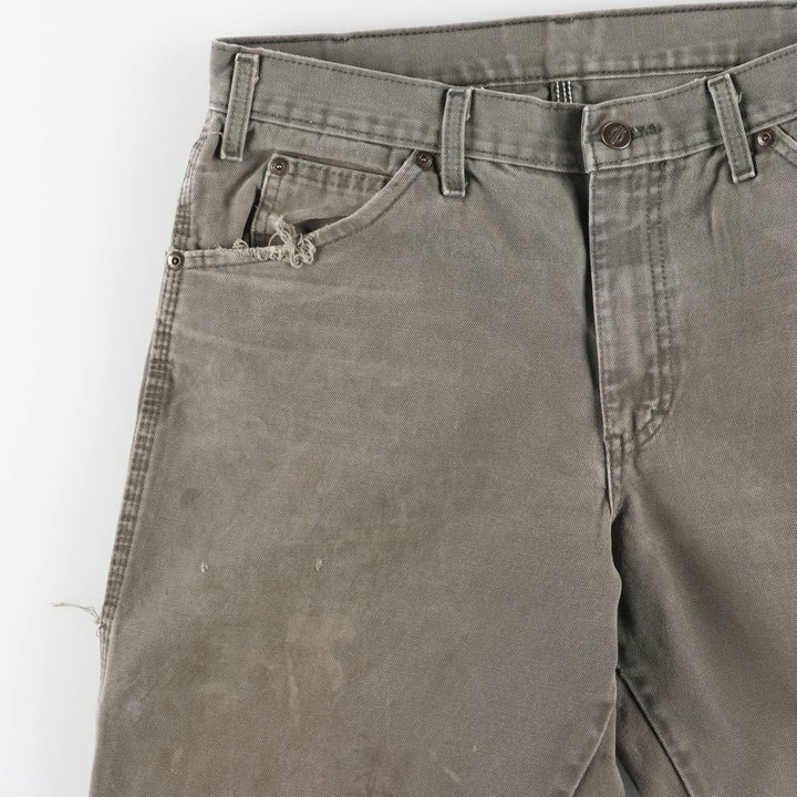 Dickies Duck Painter Pants Men's W32 equivalent cotton Khaki type Vintage Second Hand