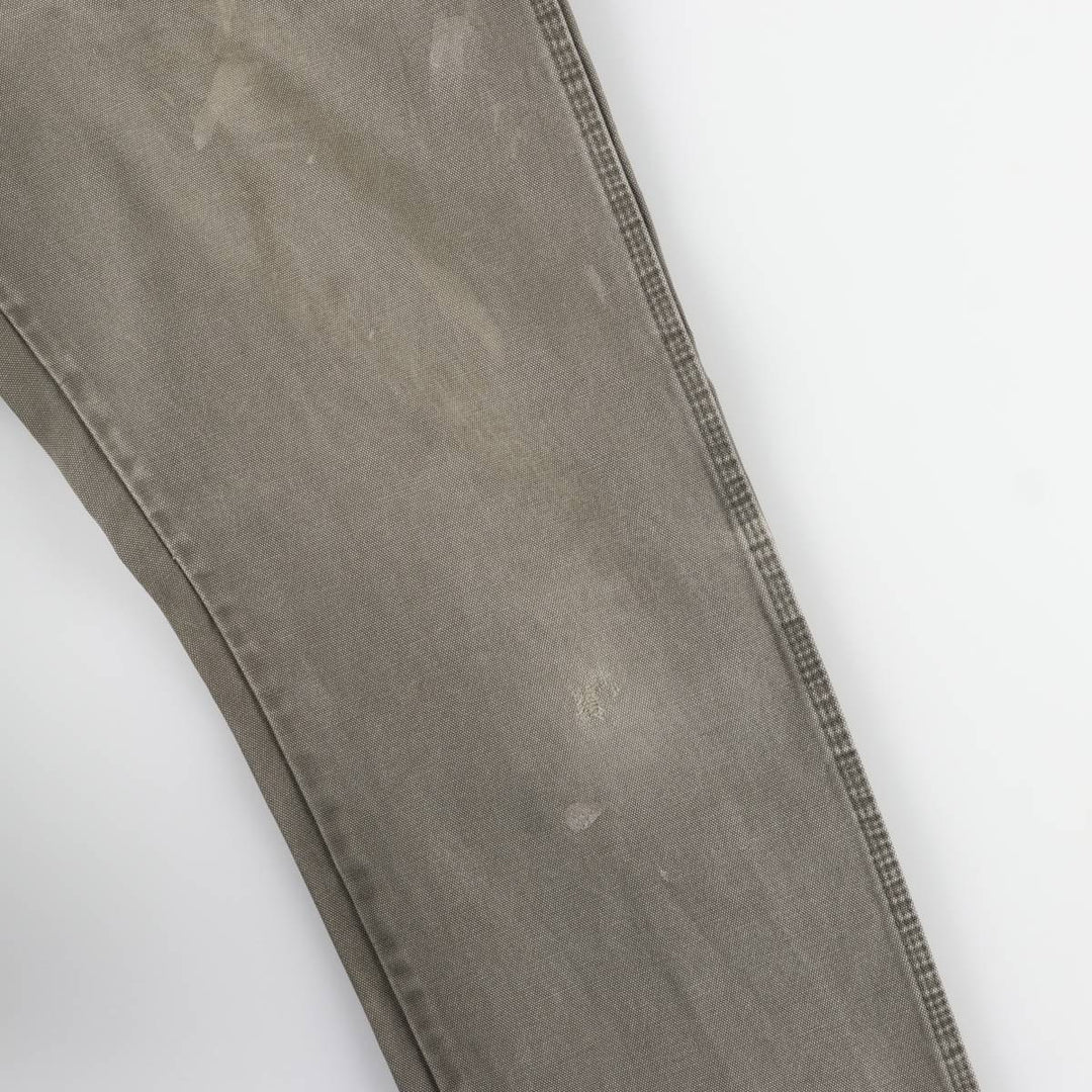 Dickies Duck Painter Pants Men's W32 equivalent cotton Khaki type Vintage Second Hand
