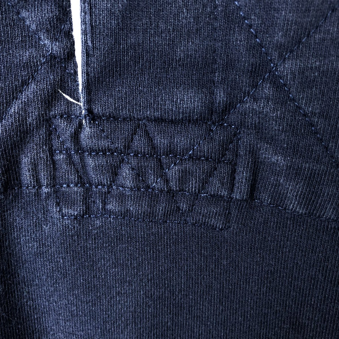 Ralph Lauren POLO by Ralph Lauren long sleeve rugby shirt, men's size L cotton navy blue type Vintage Second Hand