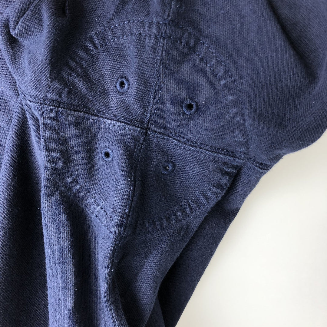 Ralph Lauren POLO by Ralph Lauren long sleeve rugby shirt, men's size L cotton navy blue type Vintage Second Hand