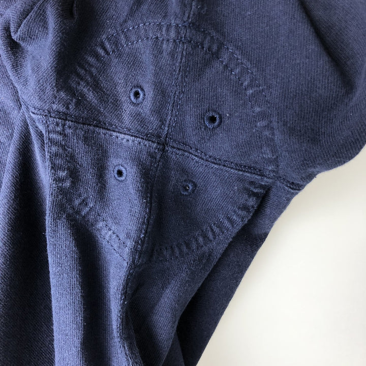 Ralph Lauren POLO by Ralph Lauren long sleeve rugby shirt, men's size L cotton navy blue type Vintage Second Hand