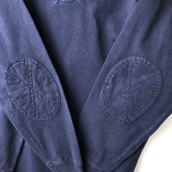 Ralph Lauren POLO by Ralph Lauren long sleeve rugby shirt, men's size L cotton navy blue type Vintage Second Hand