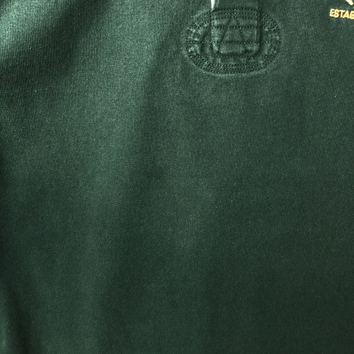 Ralph Lauren POLO by Ralph Lauren long sleeve rugby shirt, men's size L cotton Khaki type Vintage Second Hand