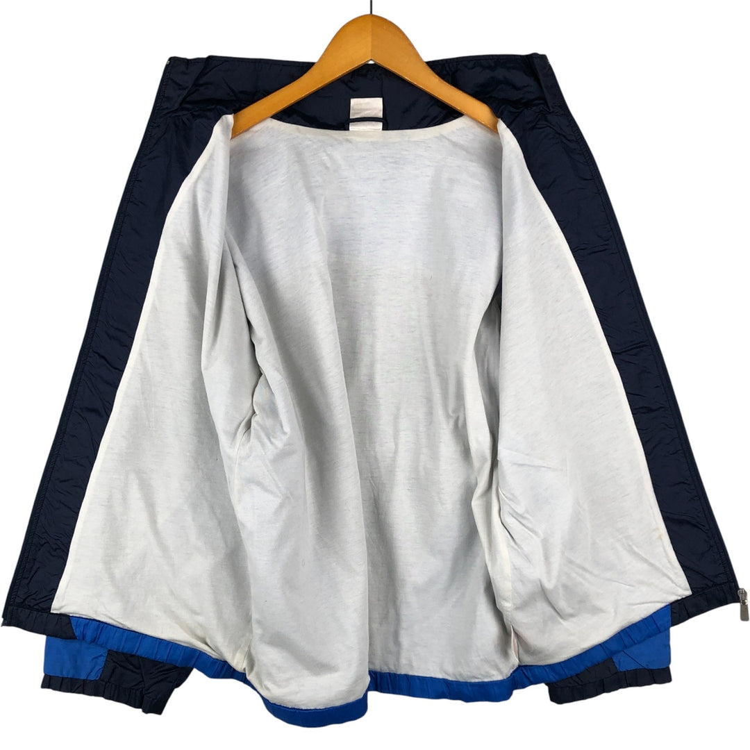 Vintage 90'S Nike silver tag nylon jacket, size M, men's Nylon blue type Vintage Second Hand