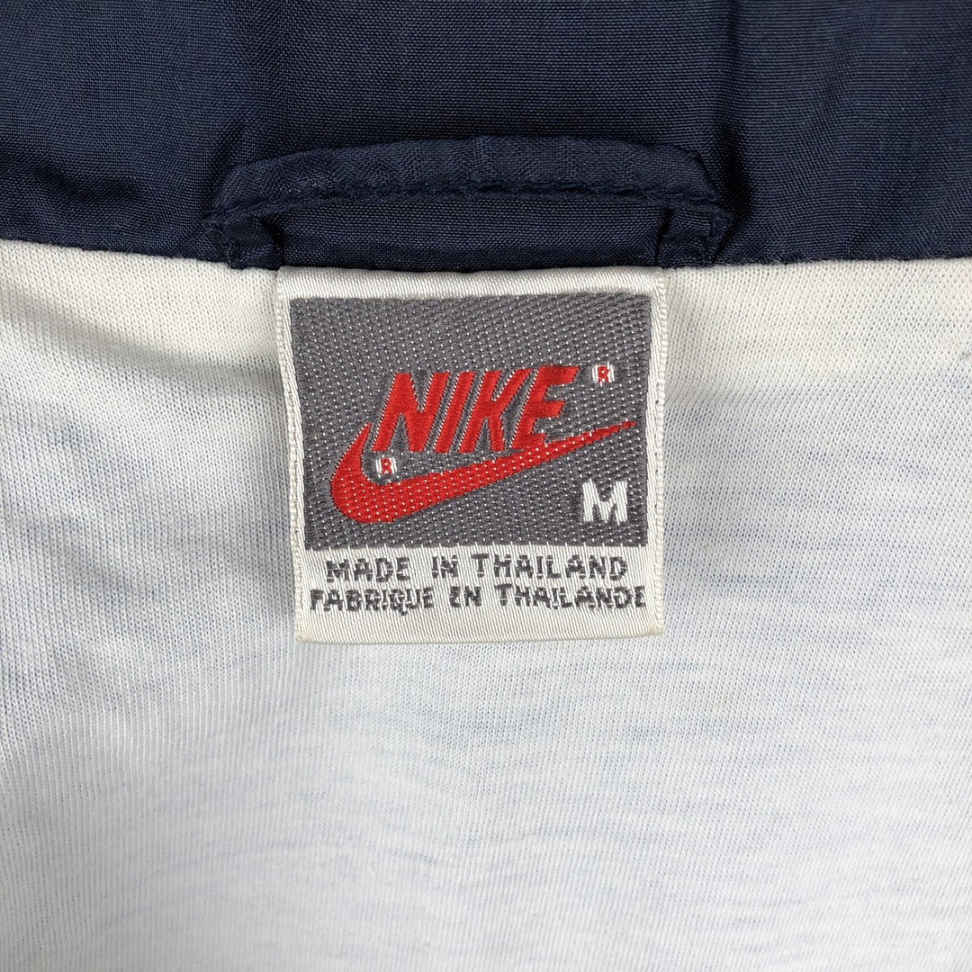 Vintage 90'S Nike silver tag nylon jacket, size M, men's Nylon blue type Vintage Second Hand