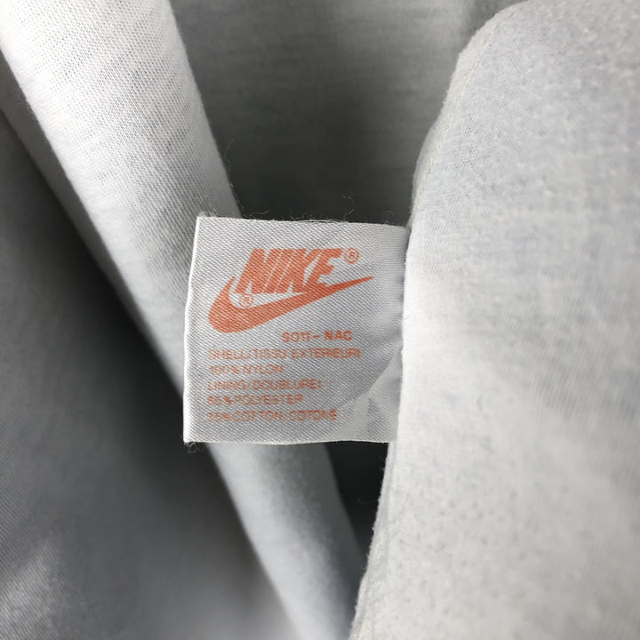 Vintage 90'S Nike silver tag nylon jacket, size M, men's Nylon blue type Vintage Second Hand