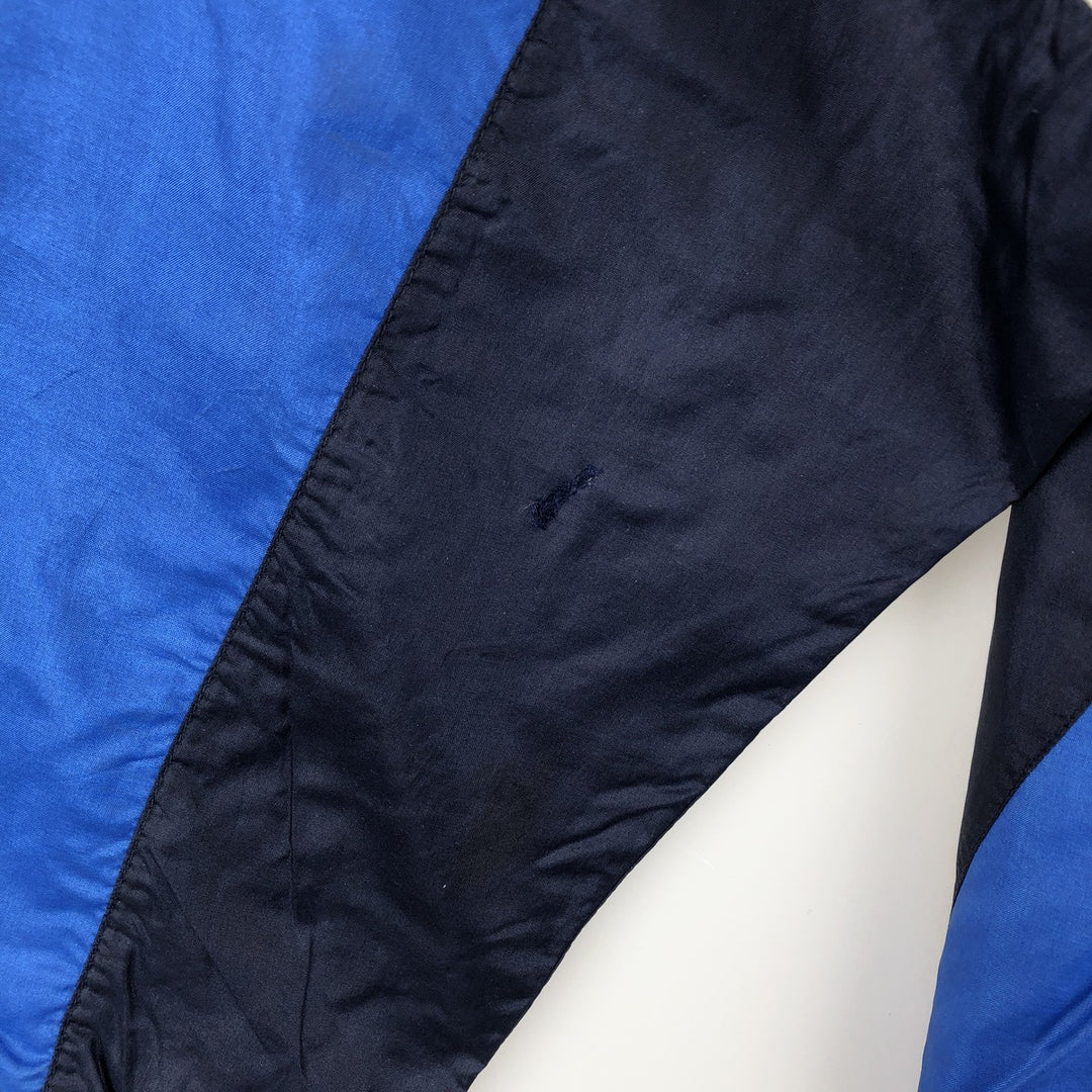 Vintage 90'S Nike silver tag nylon jacket, size M, men's Nylon blue type Vintage Second Hand