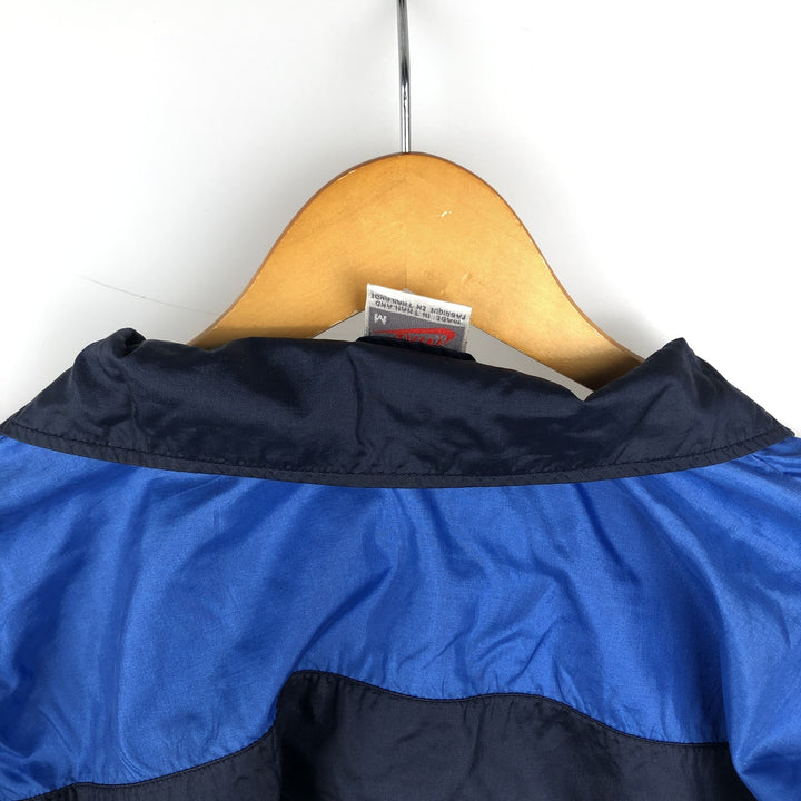 Vintage 90'S Nike silver tag nylon jacket, size M, men's Nylon blue type Vintage Second Hand