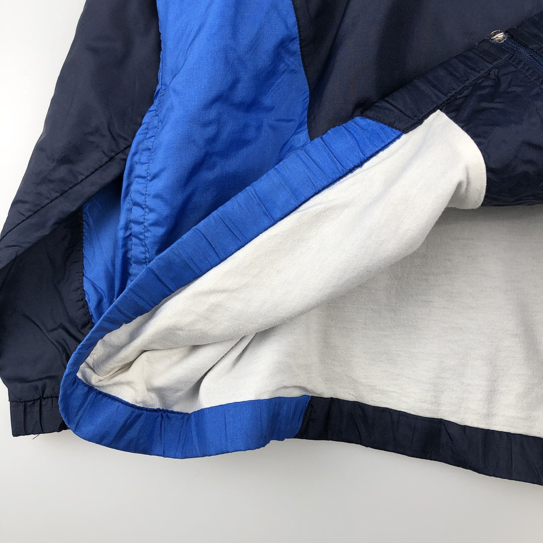 Vintage 90'S Nike silver tag nylon jacket, size M, men's Nylon blue type Vintage Second Hand