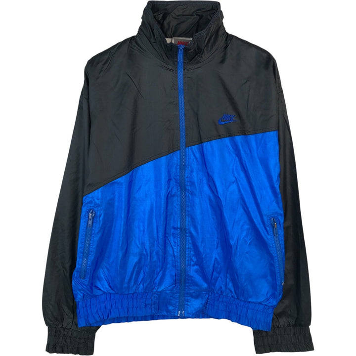 Vintage 90'S Nike silver tag ripstop windbreaker, size M, men's unclear blue type Vintage Second Hand