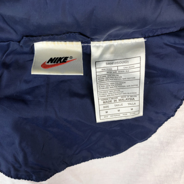 90'S Nike NIKE Back Logo Nylon Jacket Men's M Size Vintage Nylon red type Vintage Second Hand