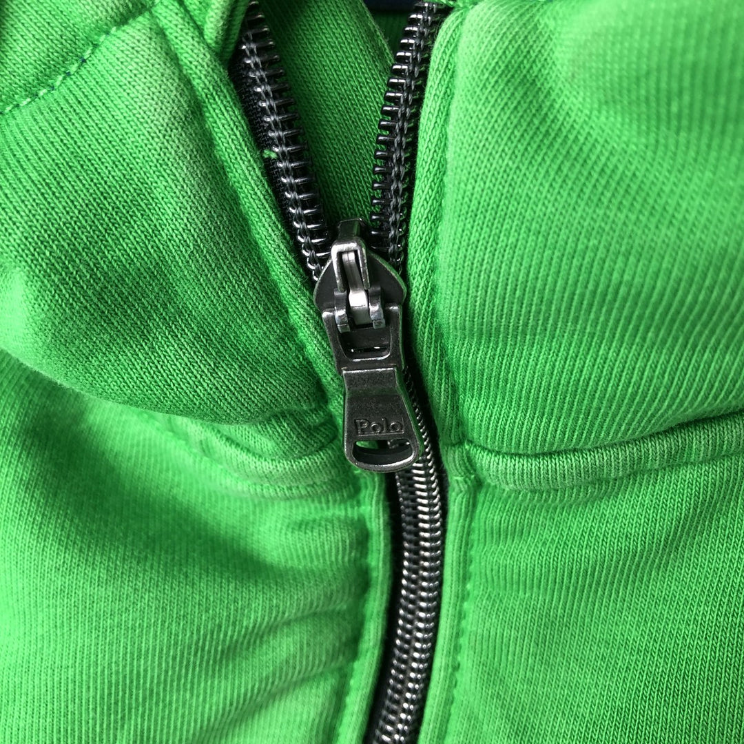 Ralph Lauren POLO RALPH LAUREN Cookie Patch Full-Zip Hoodie, Men's Size L cotton green type Vintage Second Hand