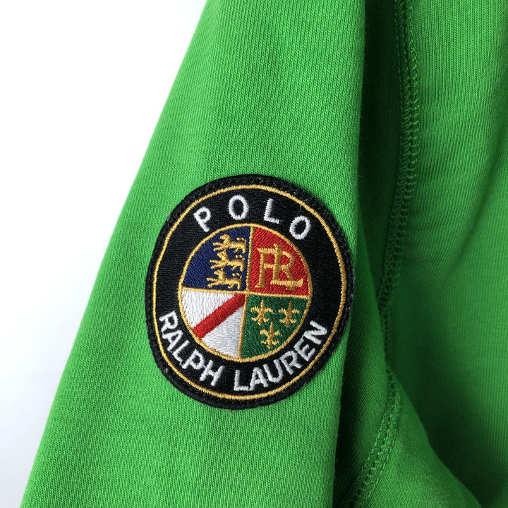 Ralph Lauren POLO RALPH LAUREN Cookie Patch Full-Zip Hoodie, Men's Size L cotton green type Vintage Second Hand