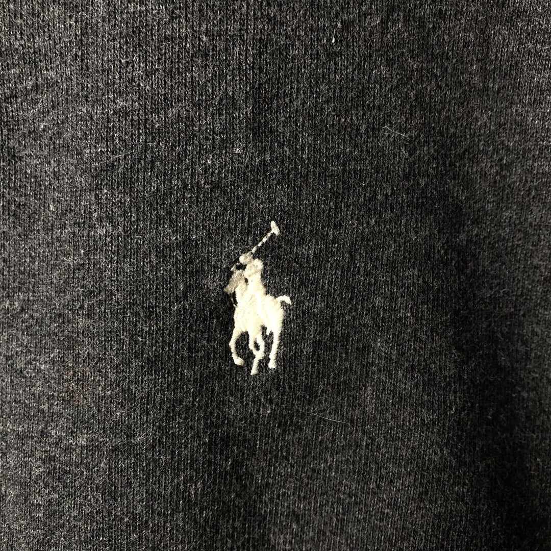 Ralph Lauren POLO by Ralph Lauren Sweat Full Zip Hoodie Men's L size cotton Charcoal Vintage Second Hand