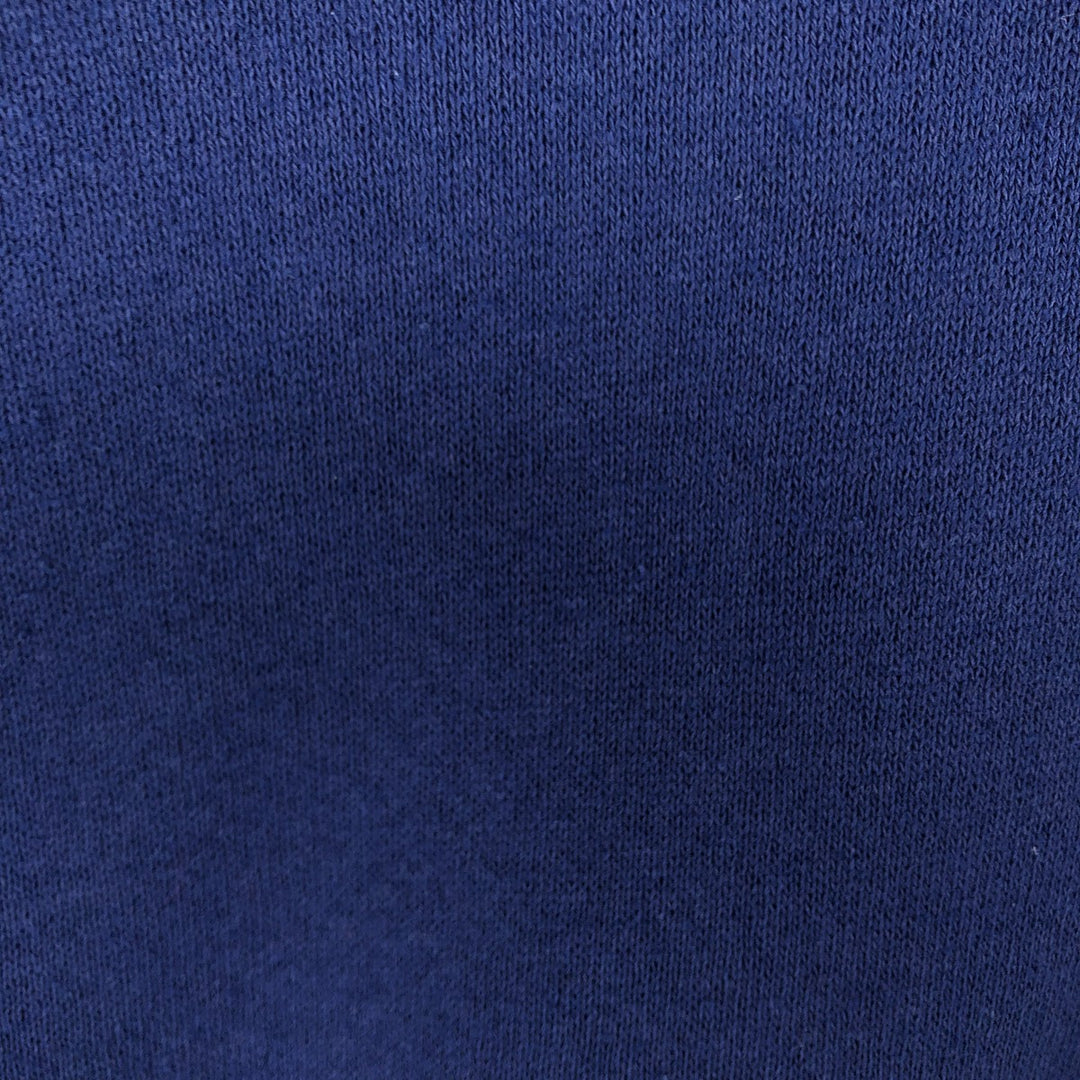 Vintage 90'S RIDERS full-zip sweatshirt hoodie, made in the USA, size XL. cotton Navy blue Vintage Second Hand