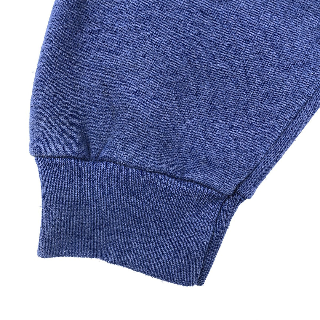 Vintage 90'S RIDERS full-zip sweatshirt hoodie, made in the USA, size XL. cotton Navy blue Vintage Second Hand