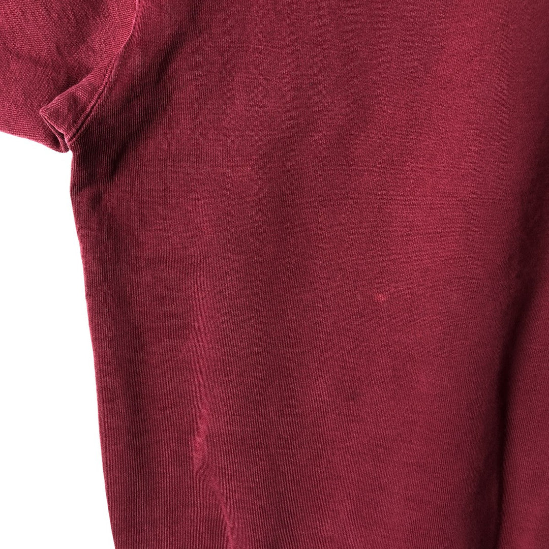 Vintage 90'S Nike silver tag sweatshirt, size XL, men's cotton Red type red-purple Vintage Second Hand