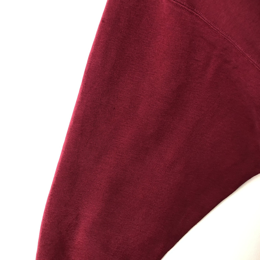 Vintage 90'S Nike silver tag sweatshirt, size XL, men's cotton Red type red-purple Vintage Second Hand