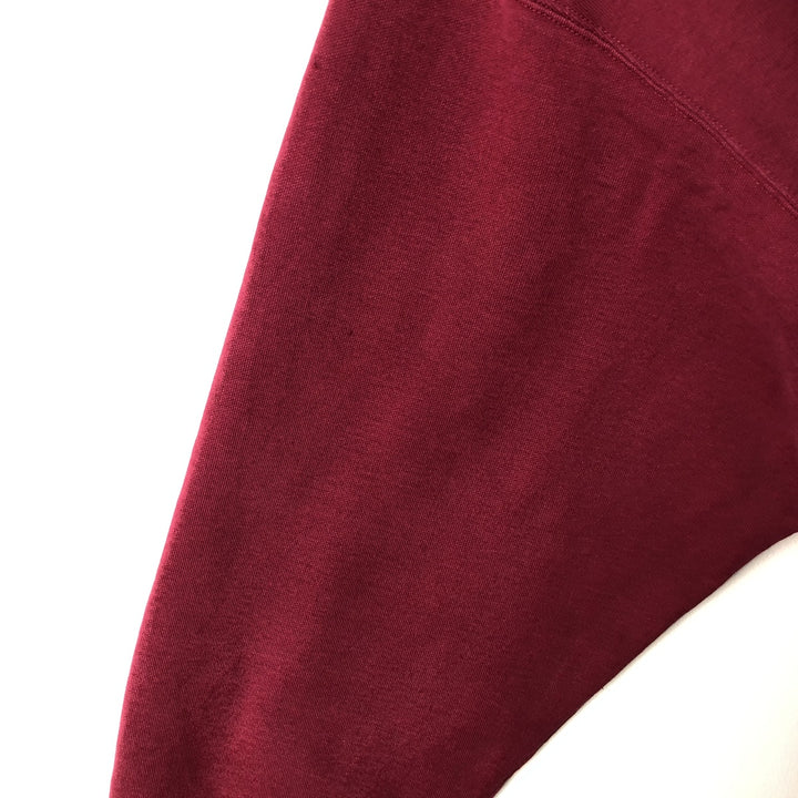 Vintage 90'S Nike silver tag sweatshirt, size XL, men's cotton Red type red-purple Vintage Second Hand