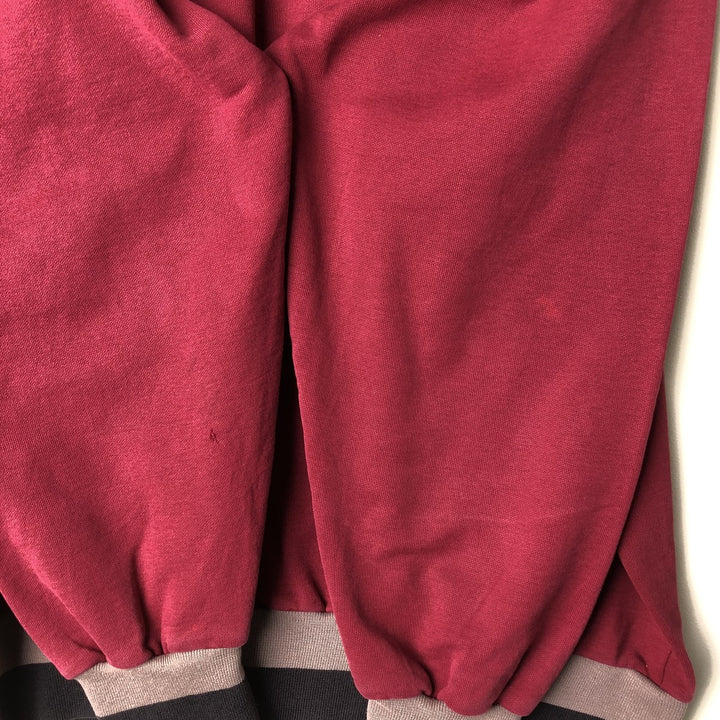 Vintage 90'S Nike silver tag sweatshirt, size XL, men's cotton Red type red-purple Vintage Second Hand