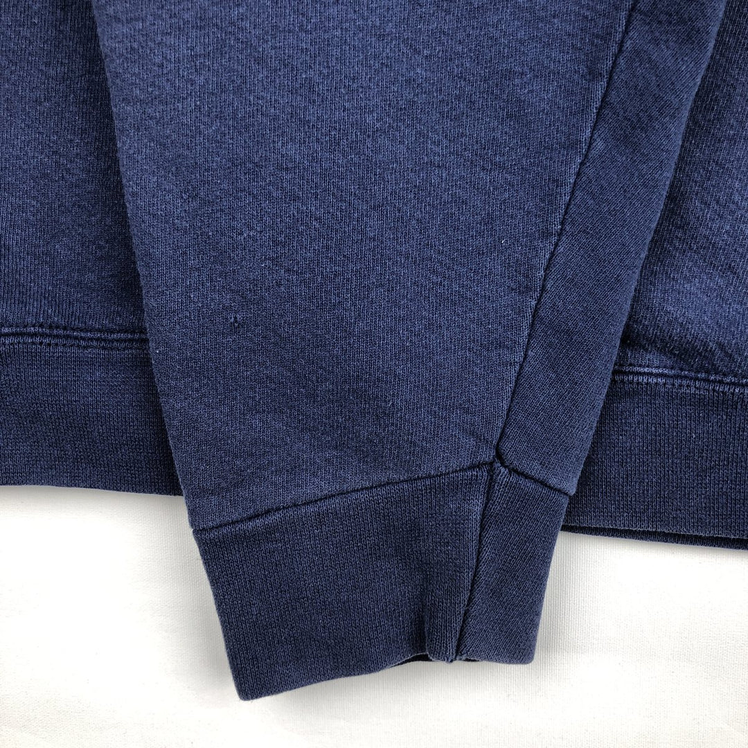 90s~00'S Nike One Point Logo Sweatshirt Trainer Made in USA Men's L Size Vintage cotton navy blue type Vintage Second Hand