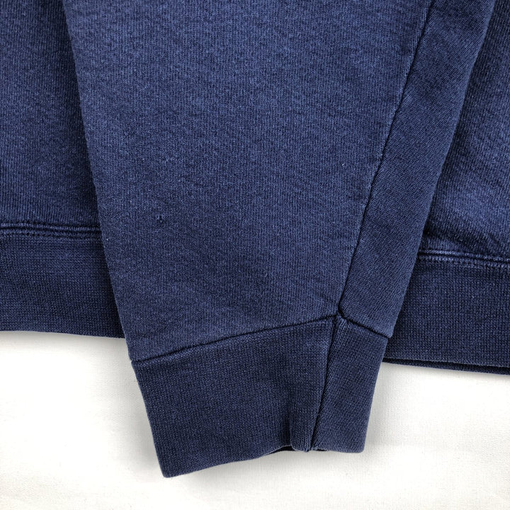 90s~00'S Nike One Point Logo Sweatshirt Trainer Made in USA Men's L Size Vintage cotton navy blue type Vintage Second Hand