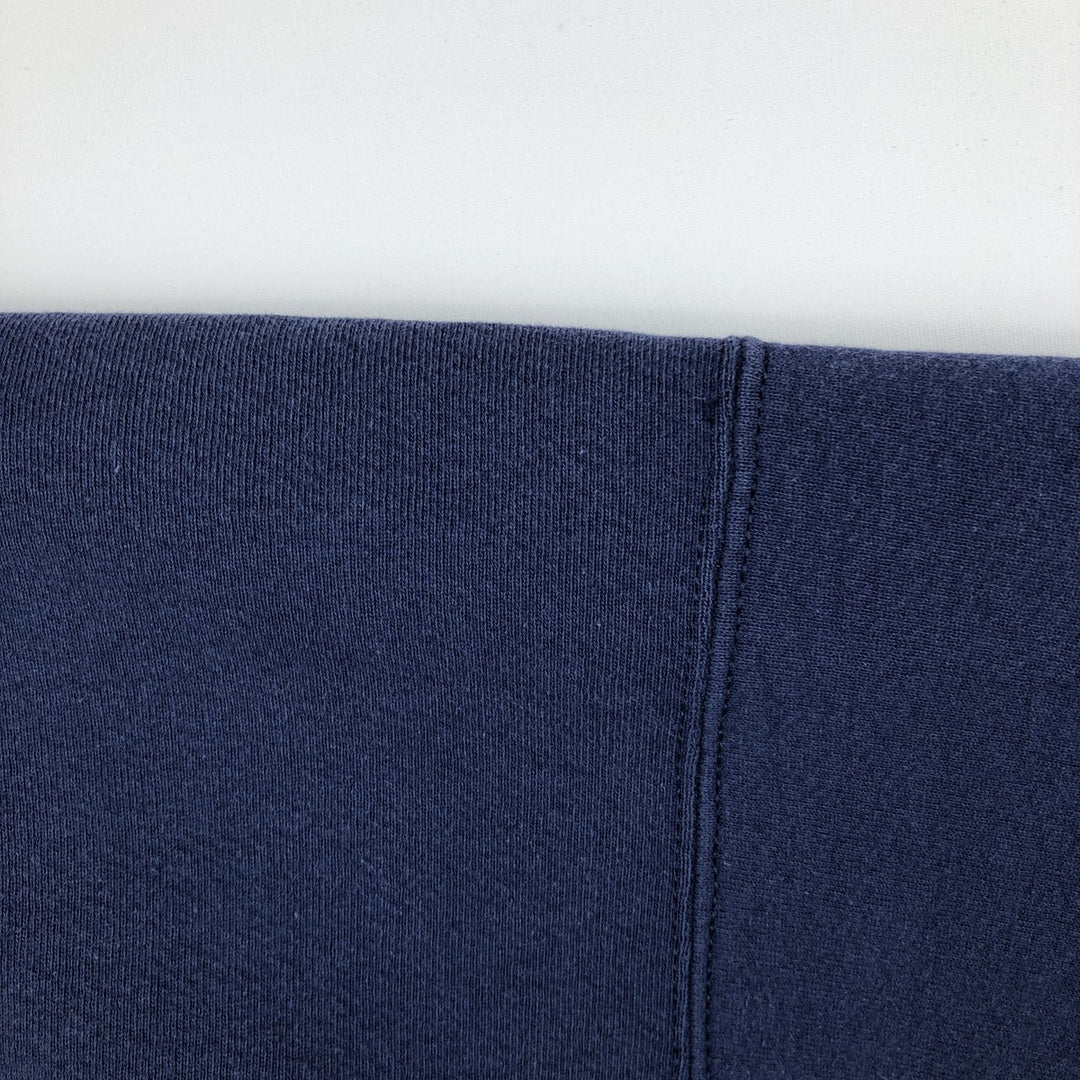 90s~00'S Nike One Point Logo Sweatshirt Trainer Made in USA Men's L Size Vintage cotton navy blue type Vintage Second Hand