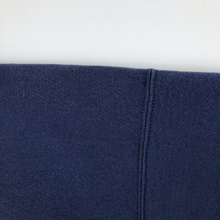 90s~00'S Nike One Point Logo Sweatshirt Trainer Made in USA Men's L Size Vintage cotton navy blue type Vintage Second Hand