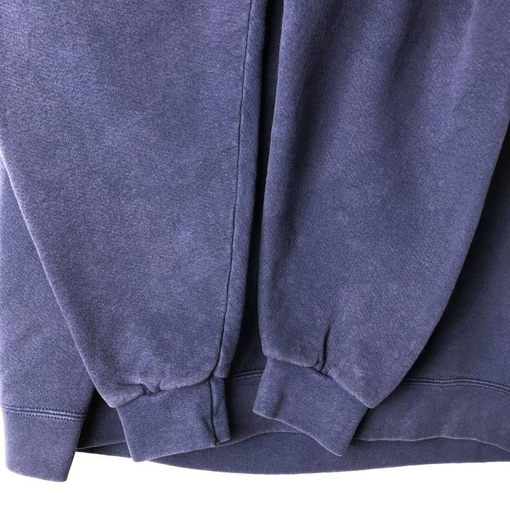 90'S Nike One Point Logo Sweatshirt Trainer Made in USA Men's L Size Vintage cotton navy blue type Vintage Second Hand