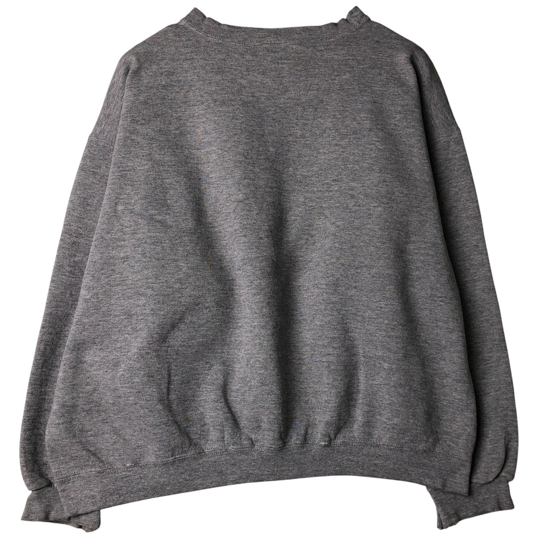 90'S Nike One Point Logo Sweatshirt Trainer Made in USA Men's L Size Vintage cotton gray type Vintage Second Hand