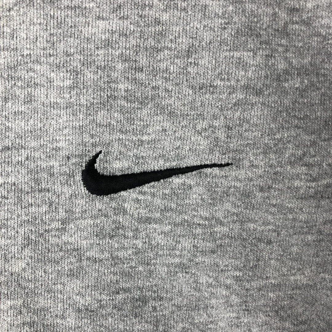 90'S Nike One Point Logo Sweatshirt Trainer Made in USA Men's L Size Vintage cotton gray type Vintage Second Hand