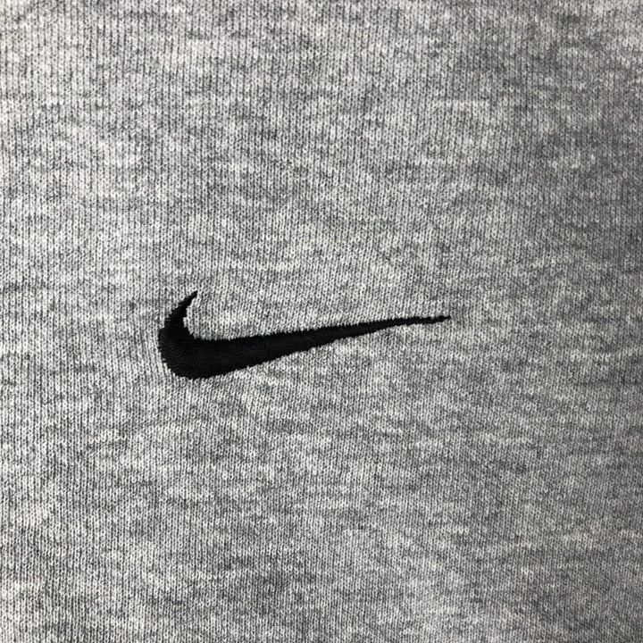 90'S Nike One Point Logo Sweatshirt Trainer Made in USA Men's L Size Vintage cotton gray type Vintage Second Hand