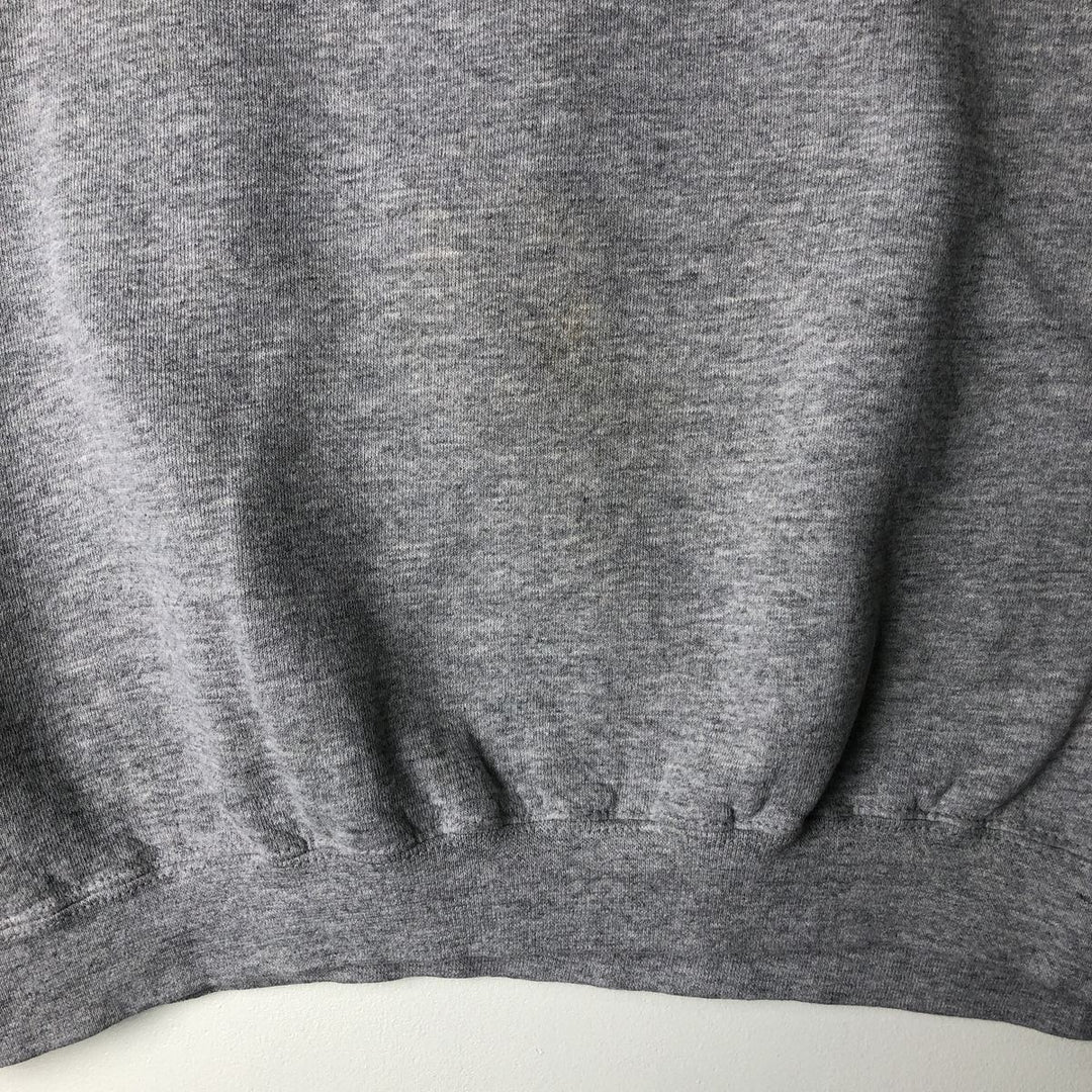90'S Nike One Point Logo Sweatshirt Trainer Made in USA Men's L Size Vintage cotton gray type Vintage Second Hand