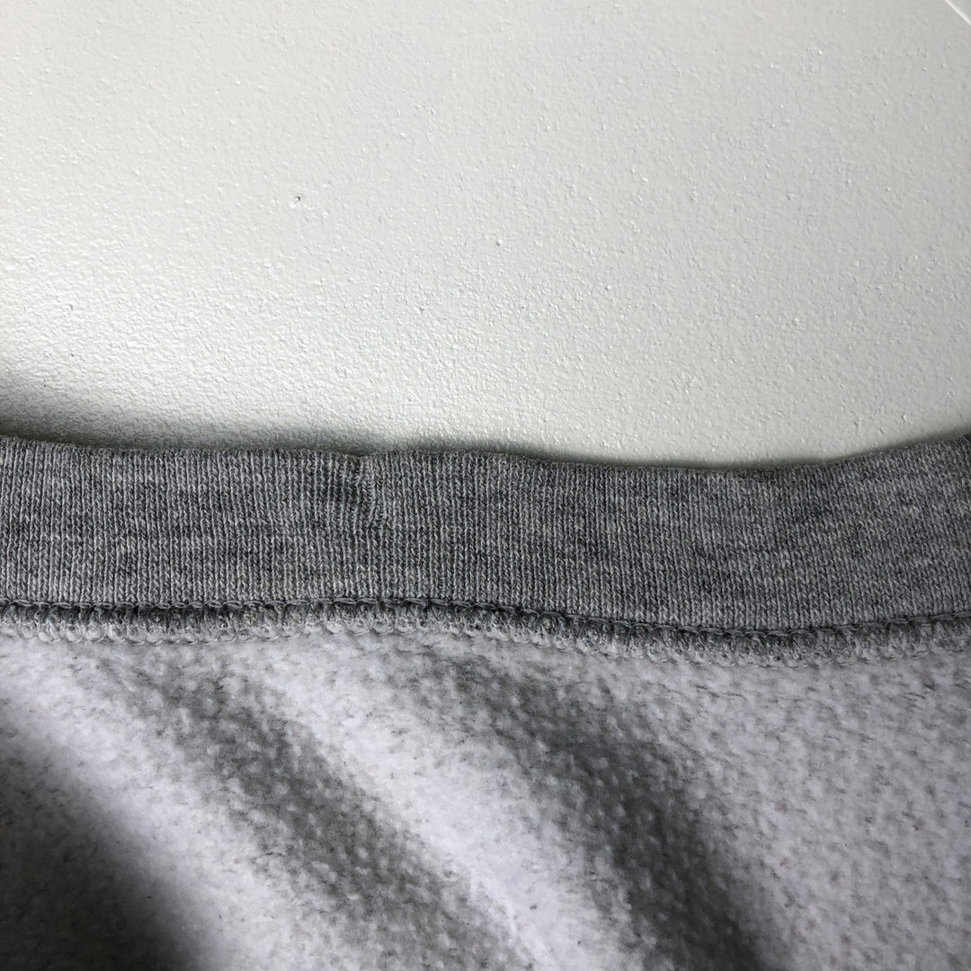 90'S Nike One Point Logo Sweatshirt Trainer Made in USA Men's L Size Vintage cotton gray type Vintage Second Hand