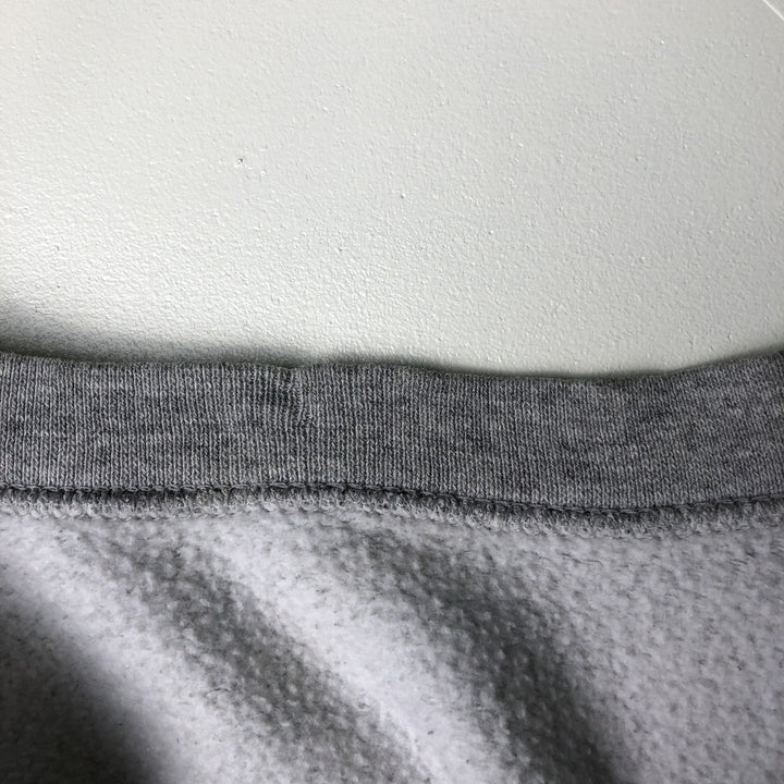 90'S Nike One Point Logo Sweatshirt Trainer Made in USA Men's L Size Vintage cotton gray type Vintage Second Hand
