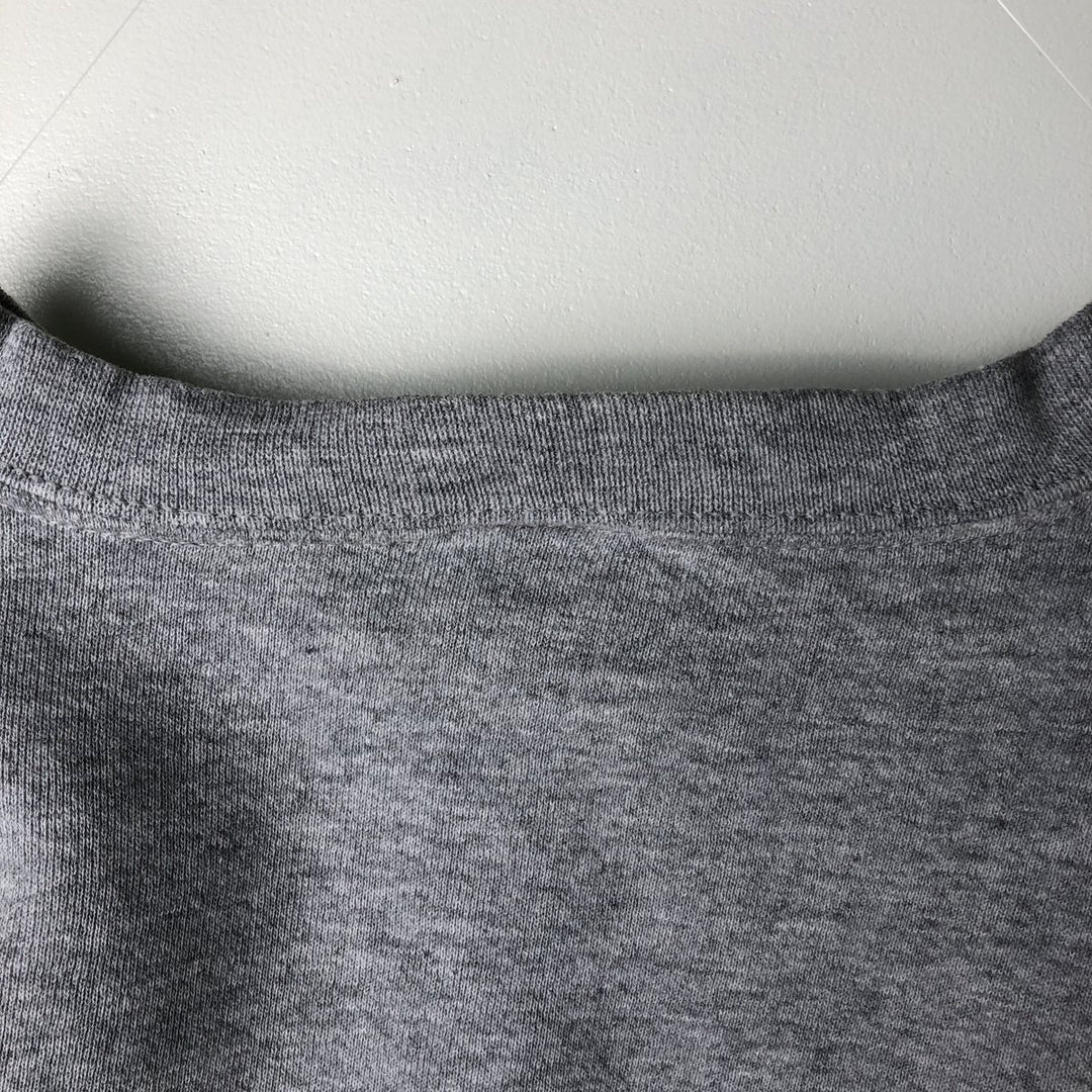 90'S Nike One Point Logo Sweatshirt Trainer Made in USA Men's L Size Vintage cotton gray type Vintage Second Hand