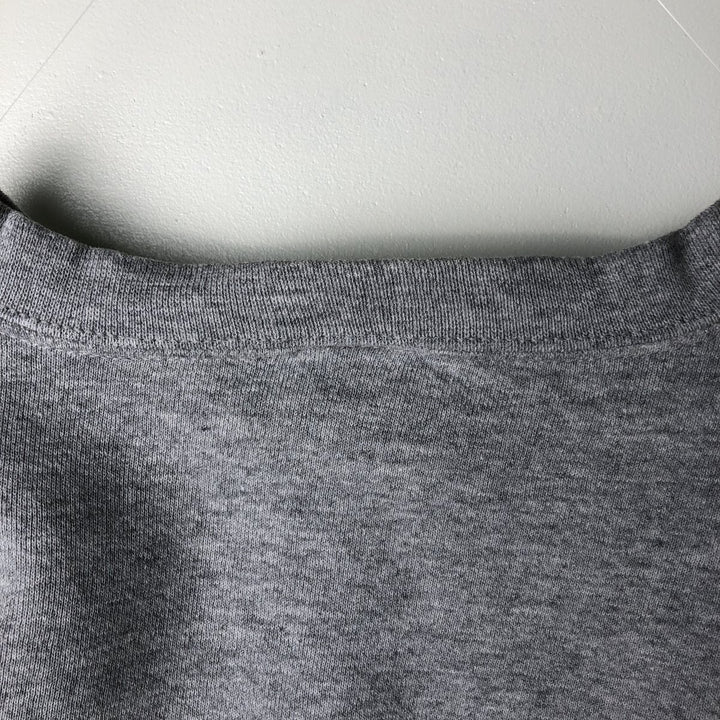 90'S Nike One Point Logo Sweatshirt Trainer Made in USA Men's L Size Vintage cotton gray type Vintage Second Hand