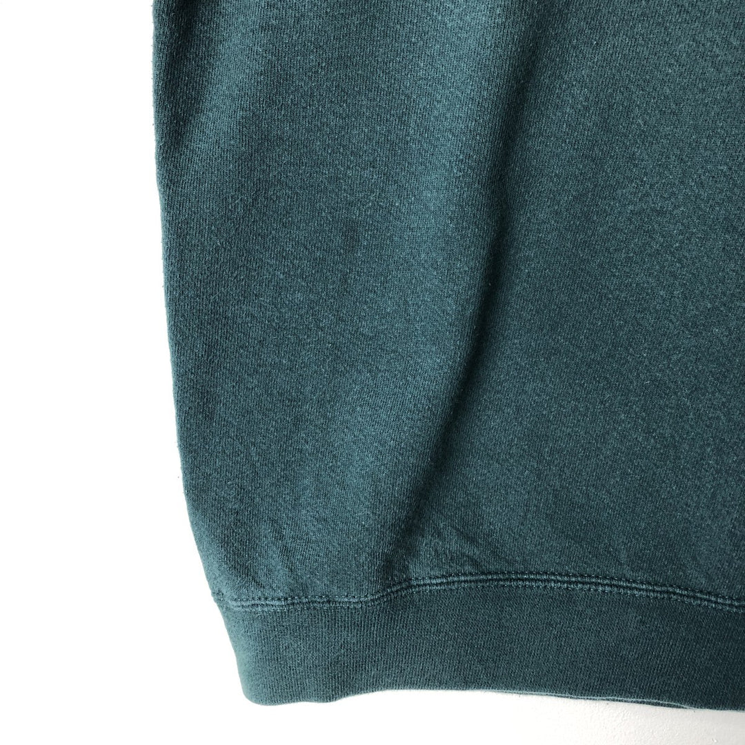 Vintage 90'S Nike One-Point Logo Sweatshirt, Made in USA, Men's Size Medium cotton Green type dark green Vintage Second Hand