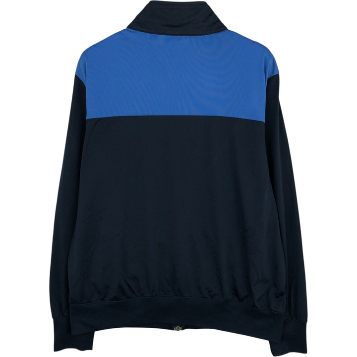 Nike the athletic department jersey track jacket, men's size L polyester blue type Vintage Second Hand