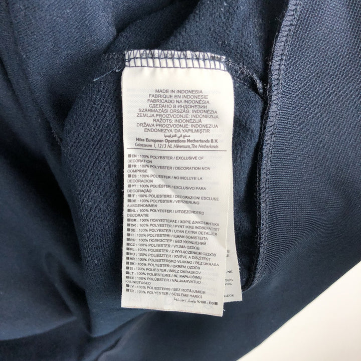 Nike the athletic department jersey track jacket, men's size L polyester blue type Vintage Second Hand