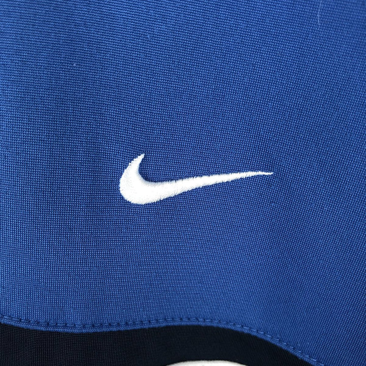Nike the athletic department jersey track jacket, men's size L polyester blue type Vintage Second Hand