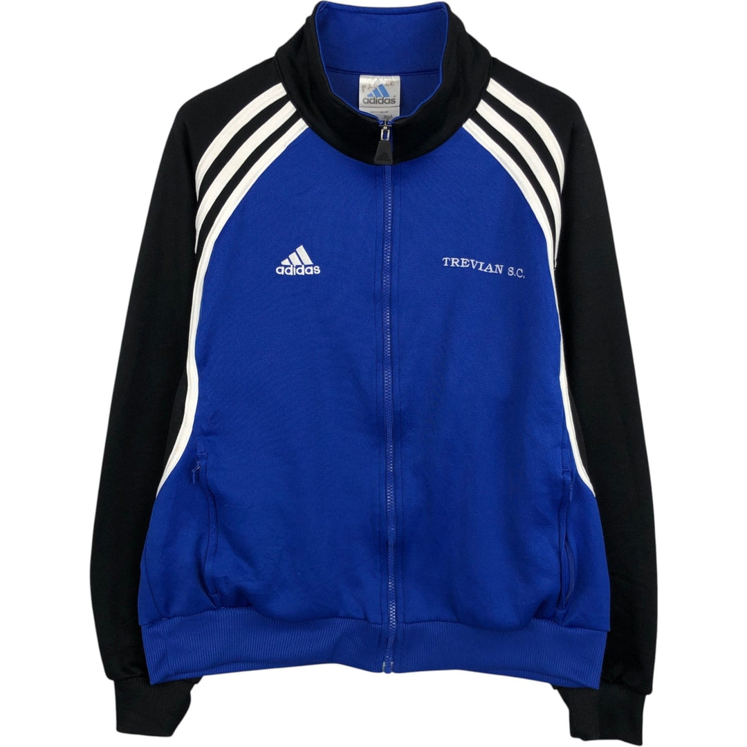 00'S adidas jersey track jacket, men's size S polyester blue type Vintage Second Hand