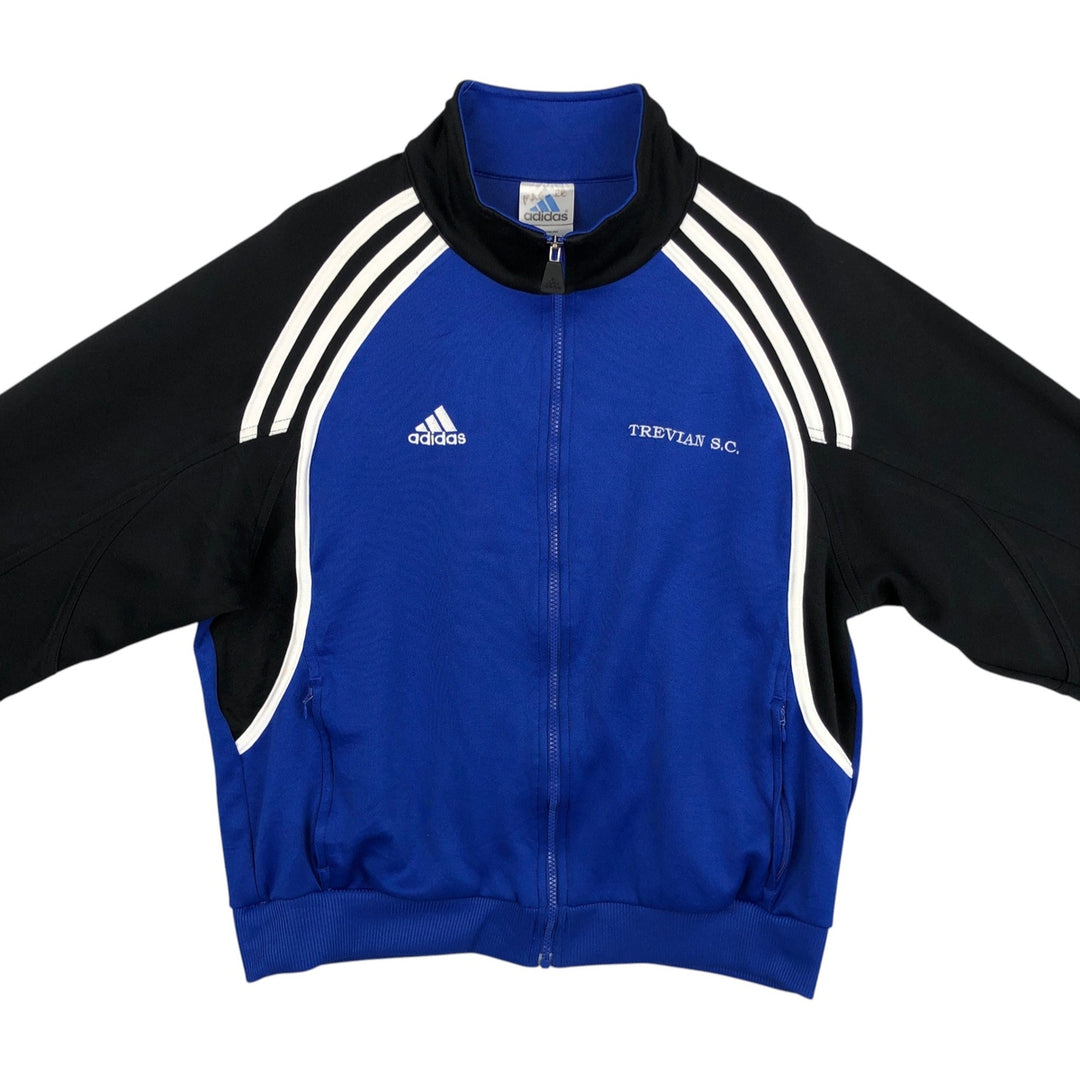 00'S adidas jersey track jacket, men's size S polyester blue type Vintage Second Hand