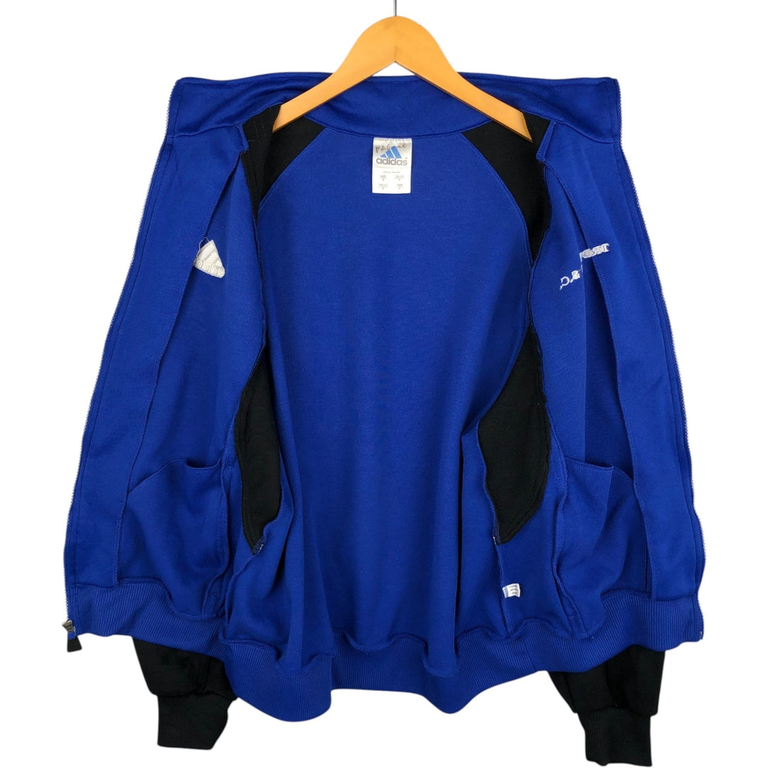 00'S adidas jersey track jacket, men's size S polyester blue type Vintage Second Hand